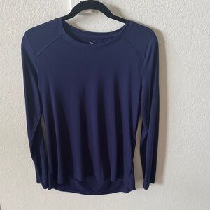 Old Navy Deep Blue Long Sleeve Tee